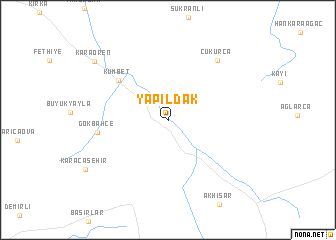 map of Yapıldak