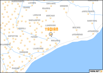 map of Yaqian