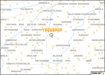 map of Yaqūbpur