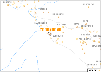 map of Yarabamba