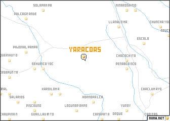 map of Yaracoas