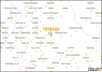 map of Yaradou