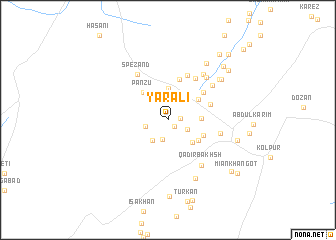 map of Yār Ali