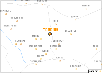 map of Yaramış