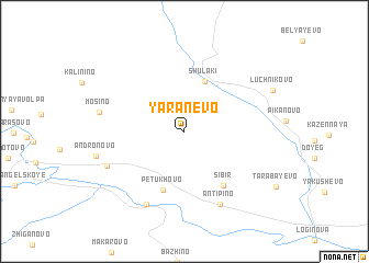 map of Yaranevo