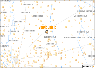map of Yarāwāla