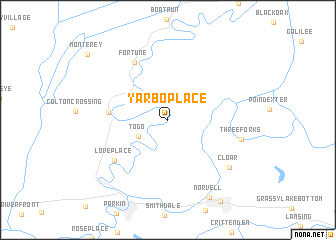 map of Yarbo Place