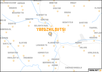 map of Yardzhilovtsi