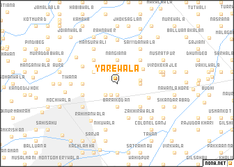 map of Yārewāla