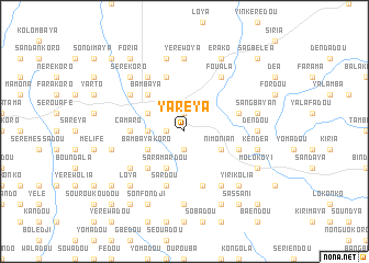 map of Yaréya