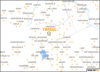 map of Yār Gul