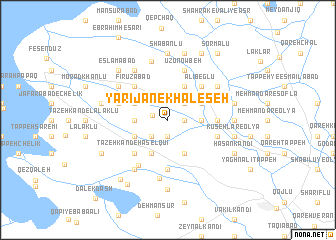 map of Yārījān-e Khāleşeh