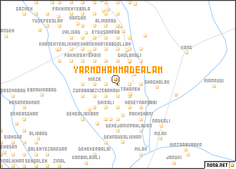 map of Yār Moḩammad-e ‘Alam