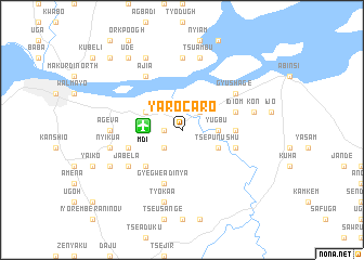 map of Yaro Caro