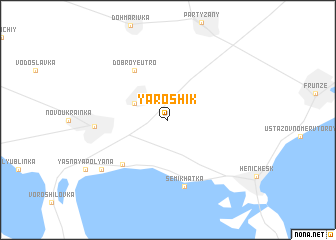 map of Yaroshik