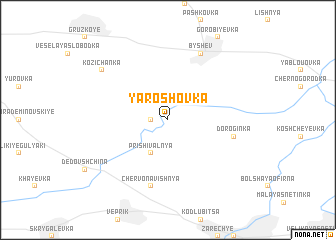 map of Yaroshovka