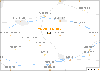 map of Yaroslavka