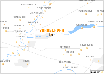 map of Yaroslavka