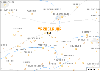map of Yaroslavka