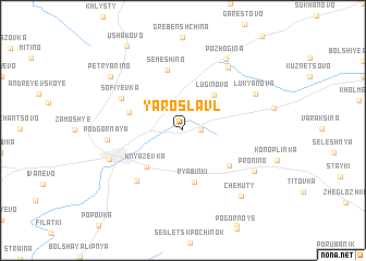map of Yaroslavl\