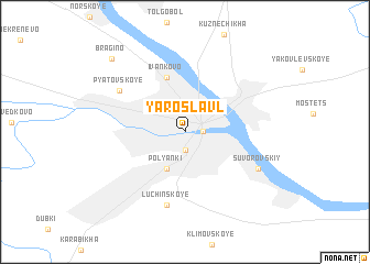 map of Yaroslavl\