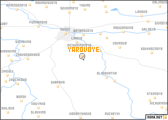map of Yarovoye