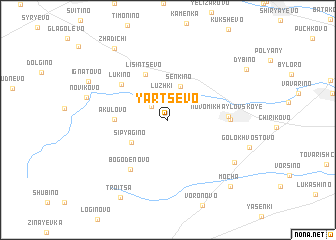 map of Yartsevo