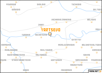 map of Yartsevo