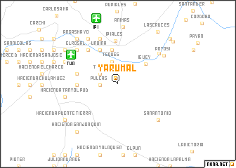 map of Yarumal