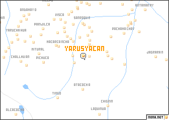 map of Yarusyacan