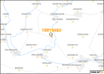 map of Yaryshev