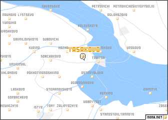 map of Yasakovo