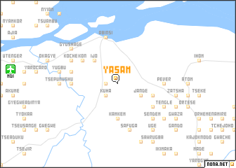map of Yasam