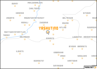 map of Yashutino