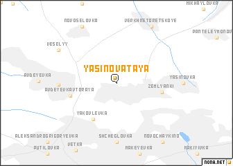 map of Yasinovataya