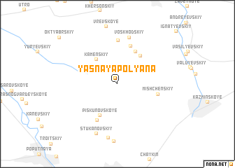 map of (( Yasnaya Polyana ))