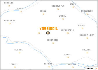 map of Yassıağıl