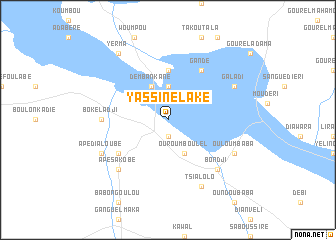 map of Yassiné Laké