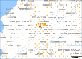 map of Yāstīn