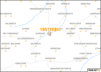 map of Yastrebki