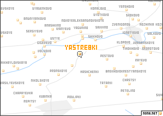 map of Yastrebki
