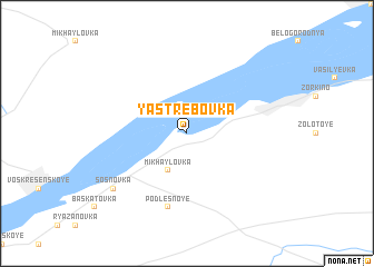 map of Yastrebovka