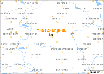 map of Yastzhembkuv