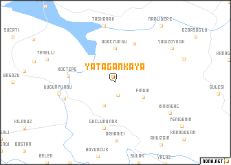 map of Yatağankaya