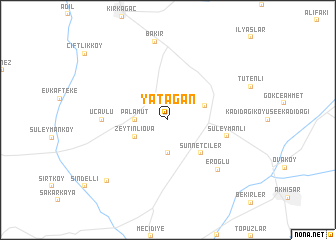 map of Yatağan