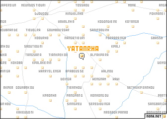 map of Yatanrha