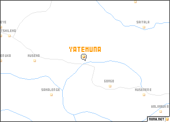 map of Yatemuna