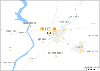 map of Yates Hill