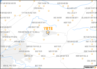 map of Yate