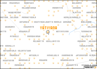 map of Yatiyana